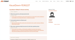 Desktop Screenshot of kauaidawn.today.com