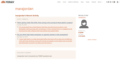 Desktop Screenshot of marajordan.today.com