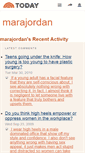 Mobile Screenshot of marajordan.today.com