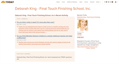 Desktop Screenshot of finaltouchschool.today.com