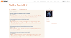 Desktop Screenshot of no-one-special-2-u.today.com