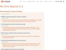 Tablet Screenshot of no-one-special-2-u.today.com